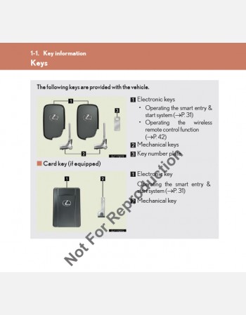 lexus is 250&350 2012-2013 owners manual